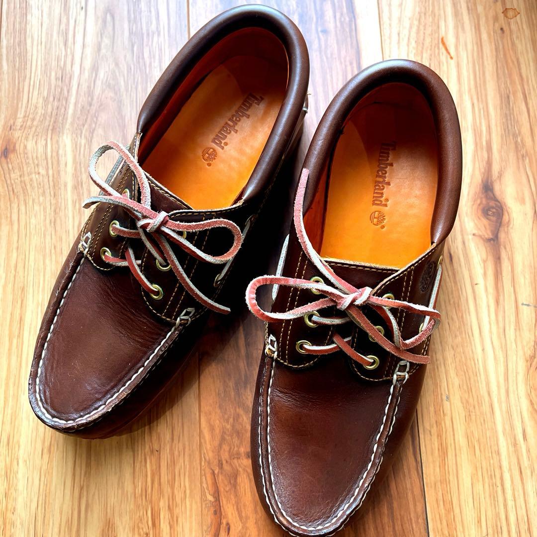 極美品】TIMBERLAND 3EYE CLASSIC LUG モカシン