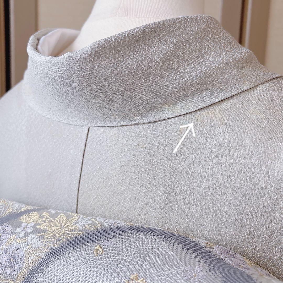 難あり 訪問着 裄65 スワトウ 蘇州 刺繍 卒業式 入学式 S 緑 水色