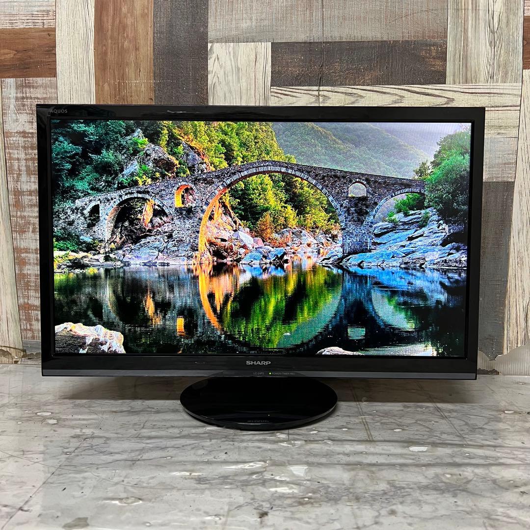 全国送料込❣️シャープ高画質AQUOS24型テレビWチューナ外付HDD対応