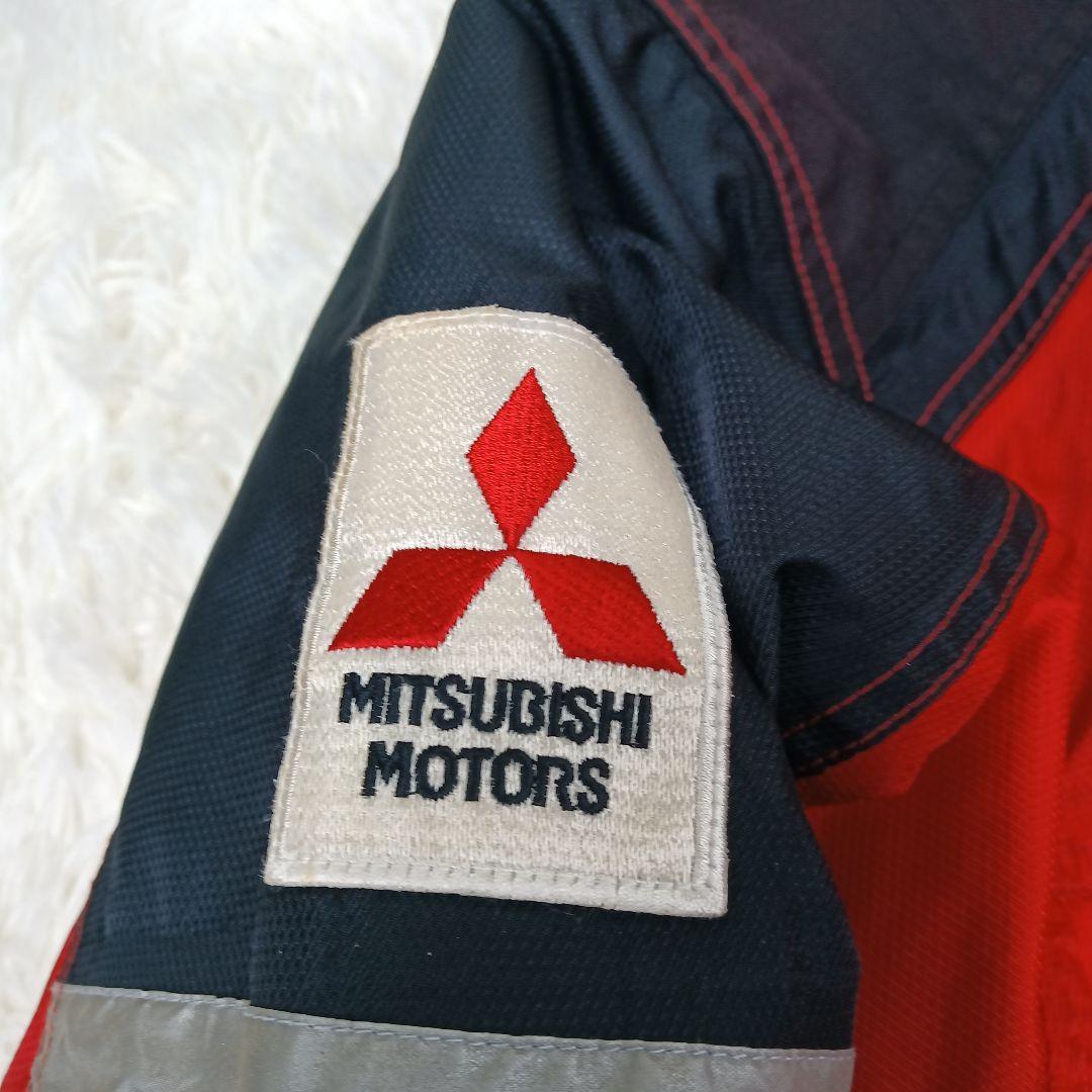 ✨美品✨ 三菱 ラリーアート ロゴ刺繍ワッペン ブルゾン ナイロン