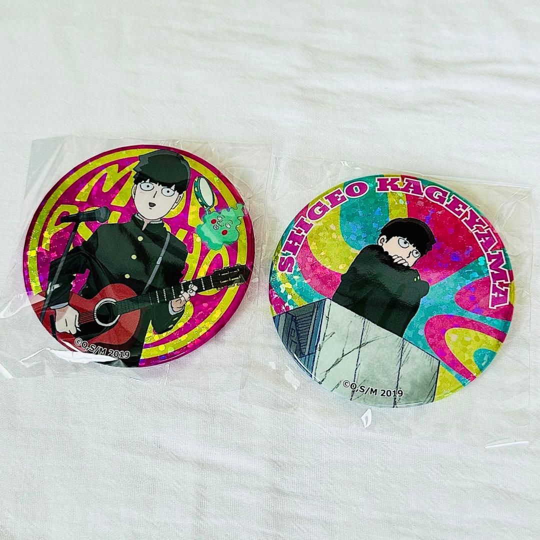 モブサイコ100 塩中文化祭 モブ 影山茂夫 ホログラム缶バッジ Anique Shop JAPAN