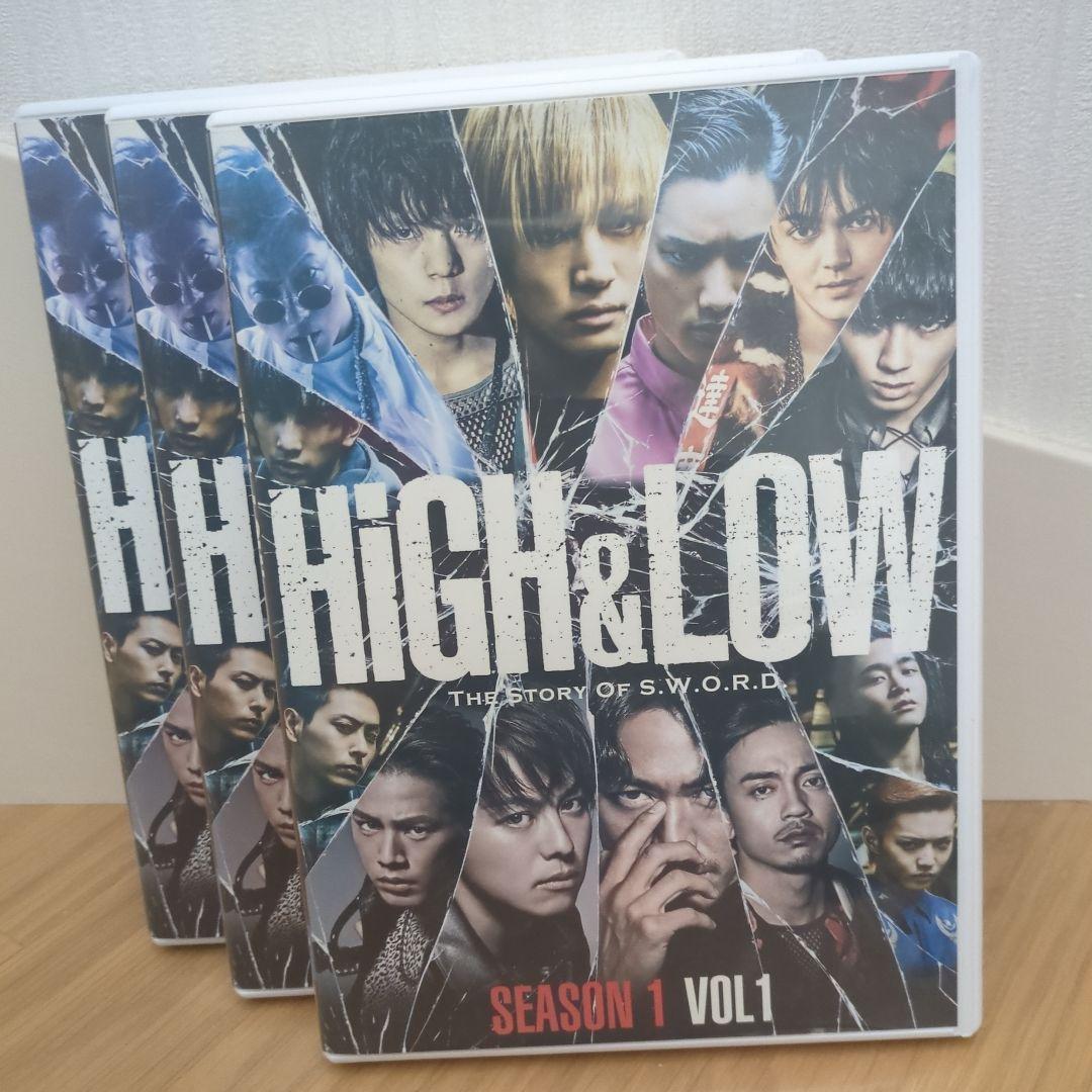 テレビ＆映画　HiGH&LOW シリーズ　レンタル落ち　全14巻セット