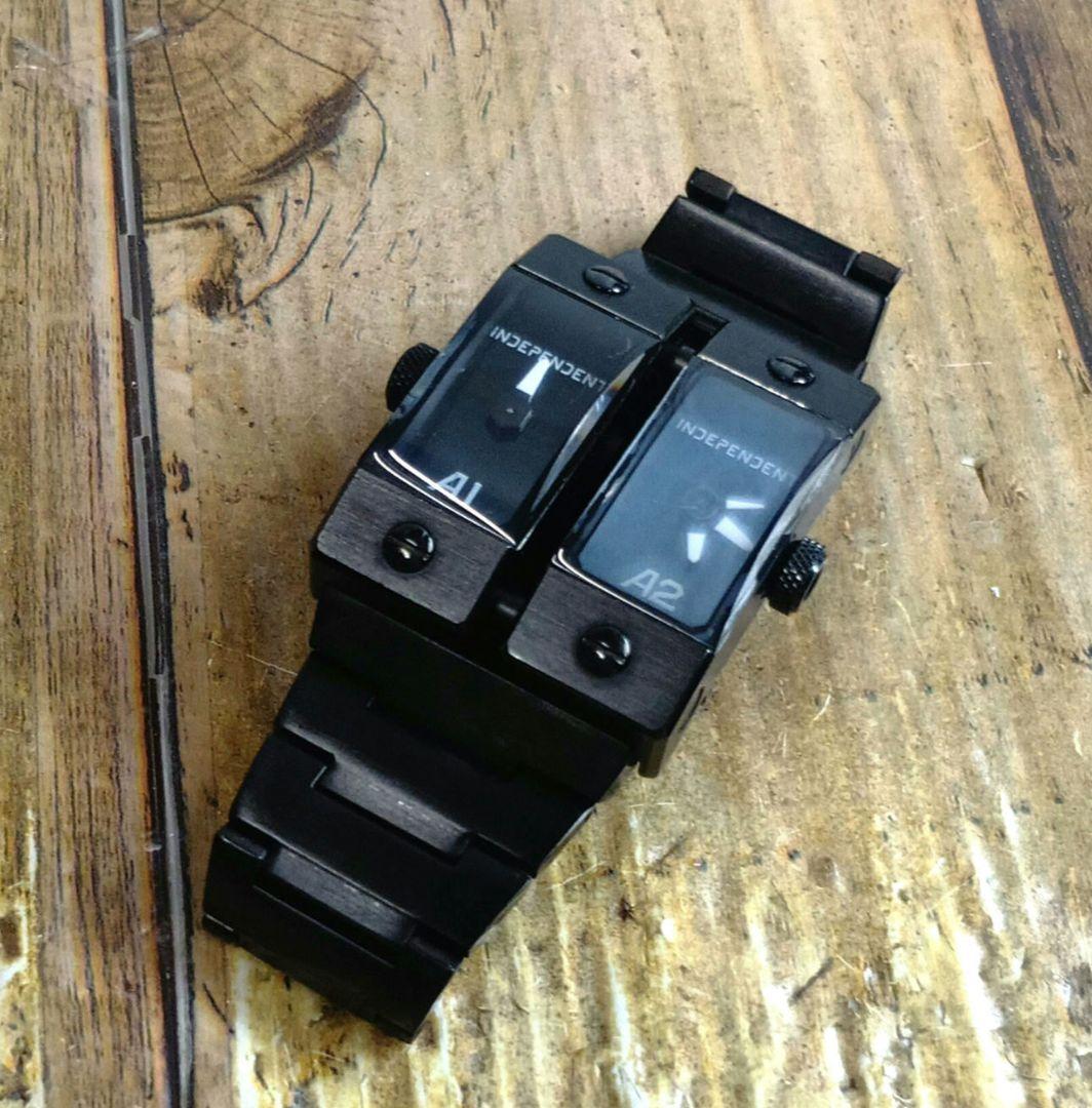 レア半動品◇シチズン インディペンデント デュアルタイム ツイン