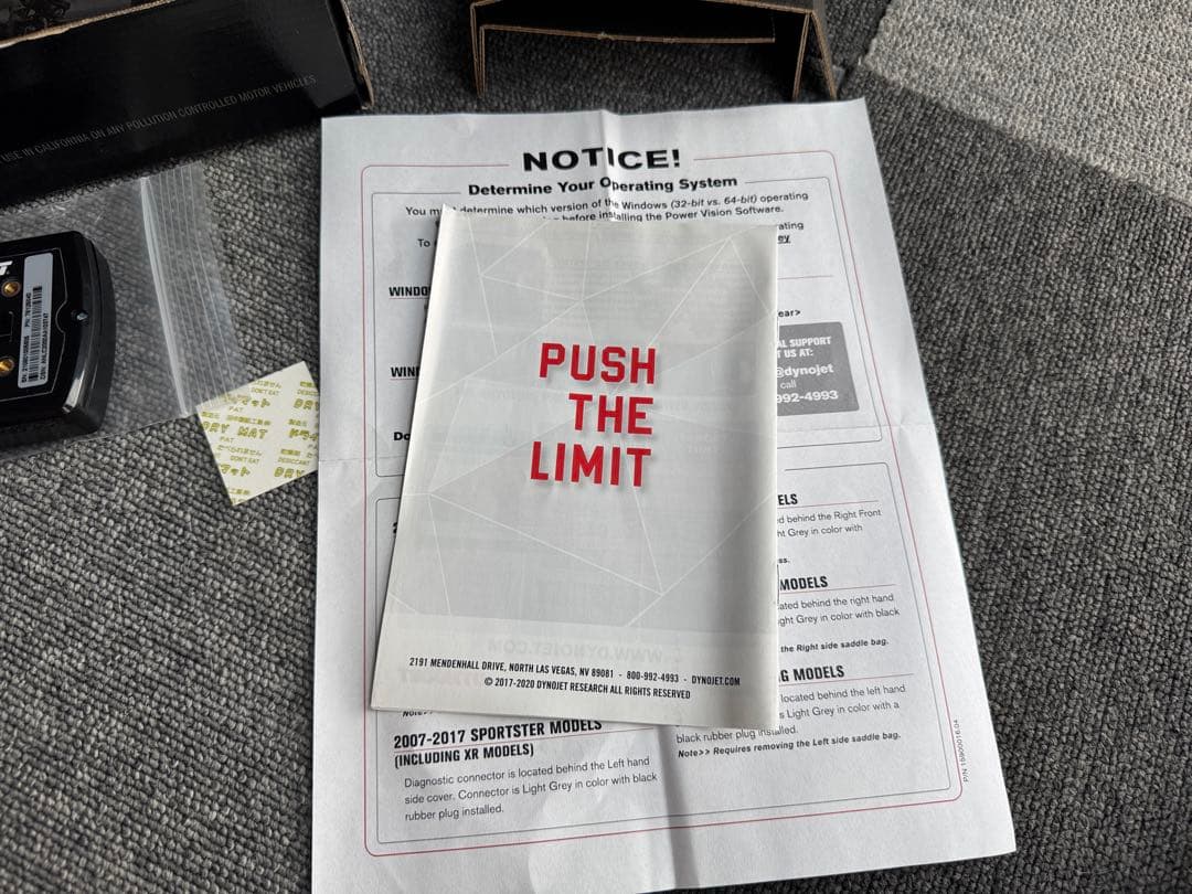 低価，新作登場 DYNOJET パワービジョンモニターと接続ケーブルセット