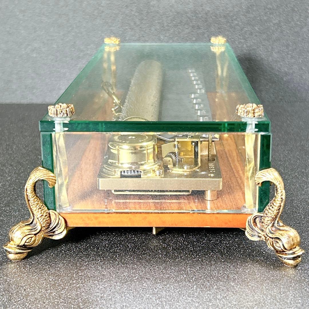 最高峰 REUGE 144弁 ガラスオルゴール 椿姫/ナブッコ/トロヴァトーレ