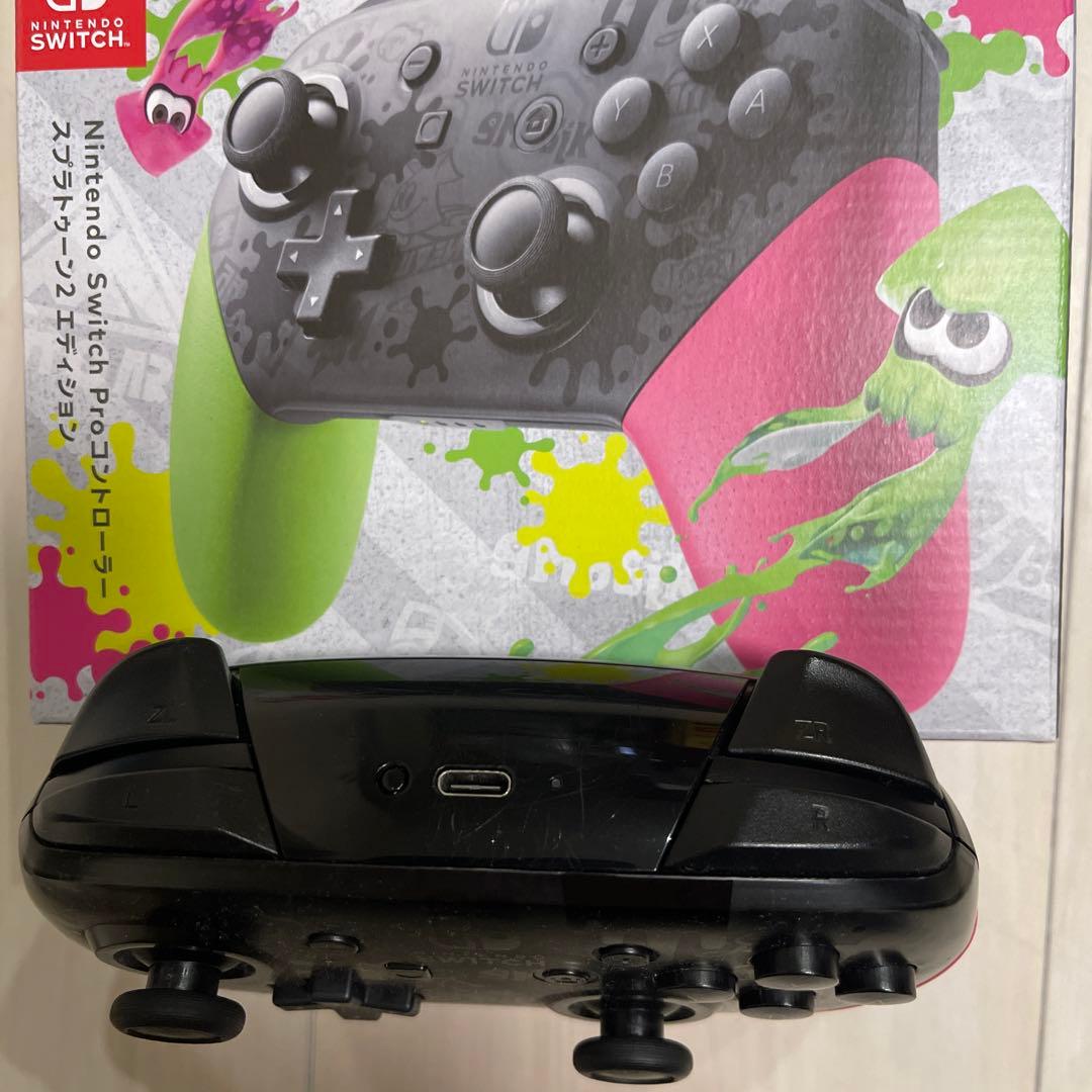 Nintendo Switch プロコン スプラトゥーン2 ジャンク品 純正 - メルカリ