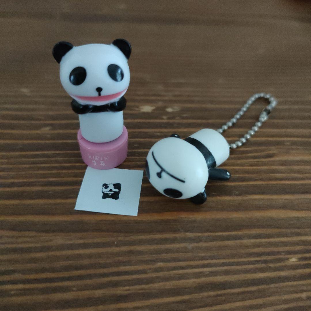 生茶パンダスタンプ&キーホルダー - メルカリ