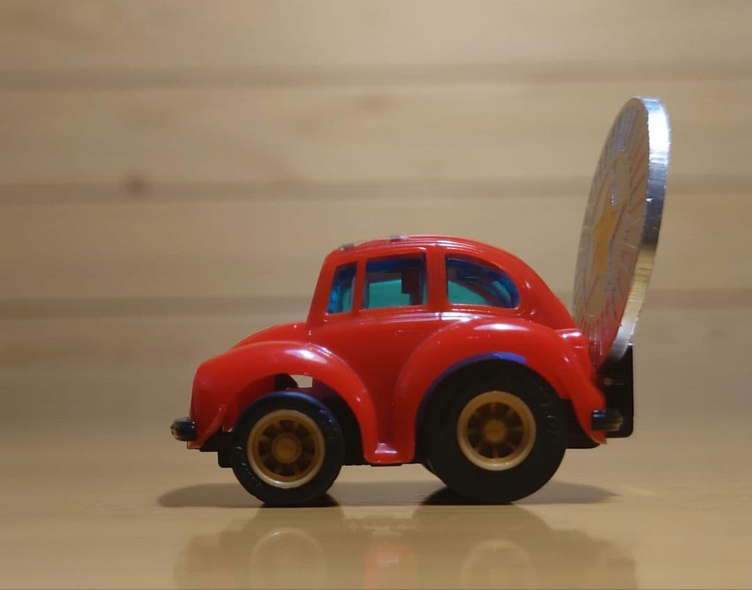 チョロQタカラ ゼロヨンQ太マグナム号(屋根シール付)＆特製コイン中古