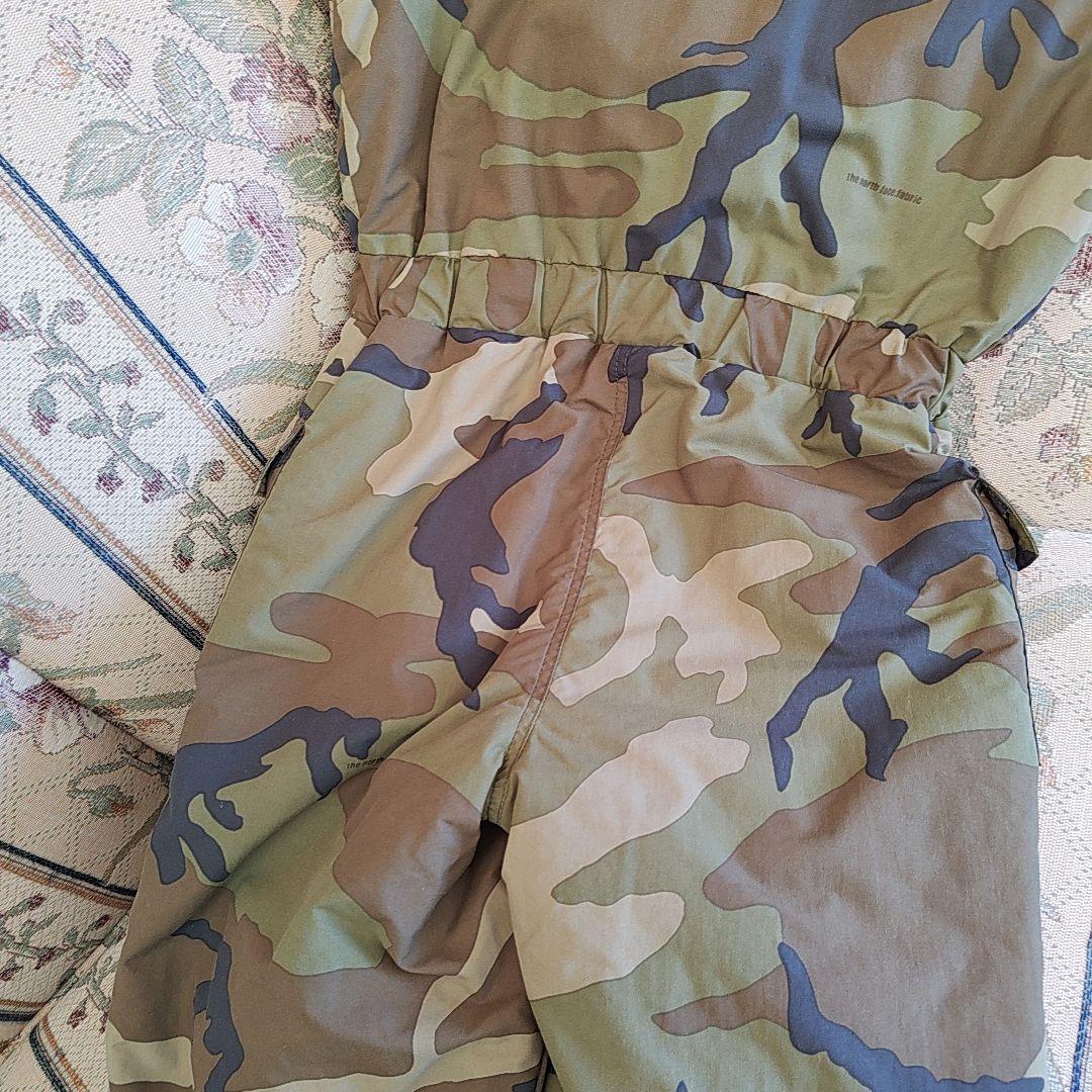 ノースフェイス 90 ジャンプスーツ スノーウェア 迷彩 キッズ