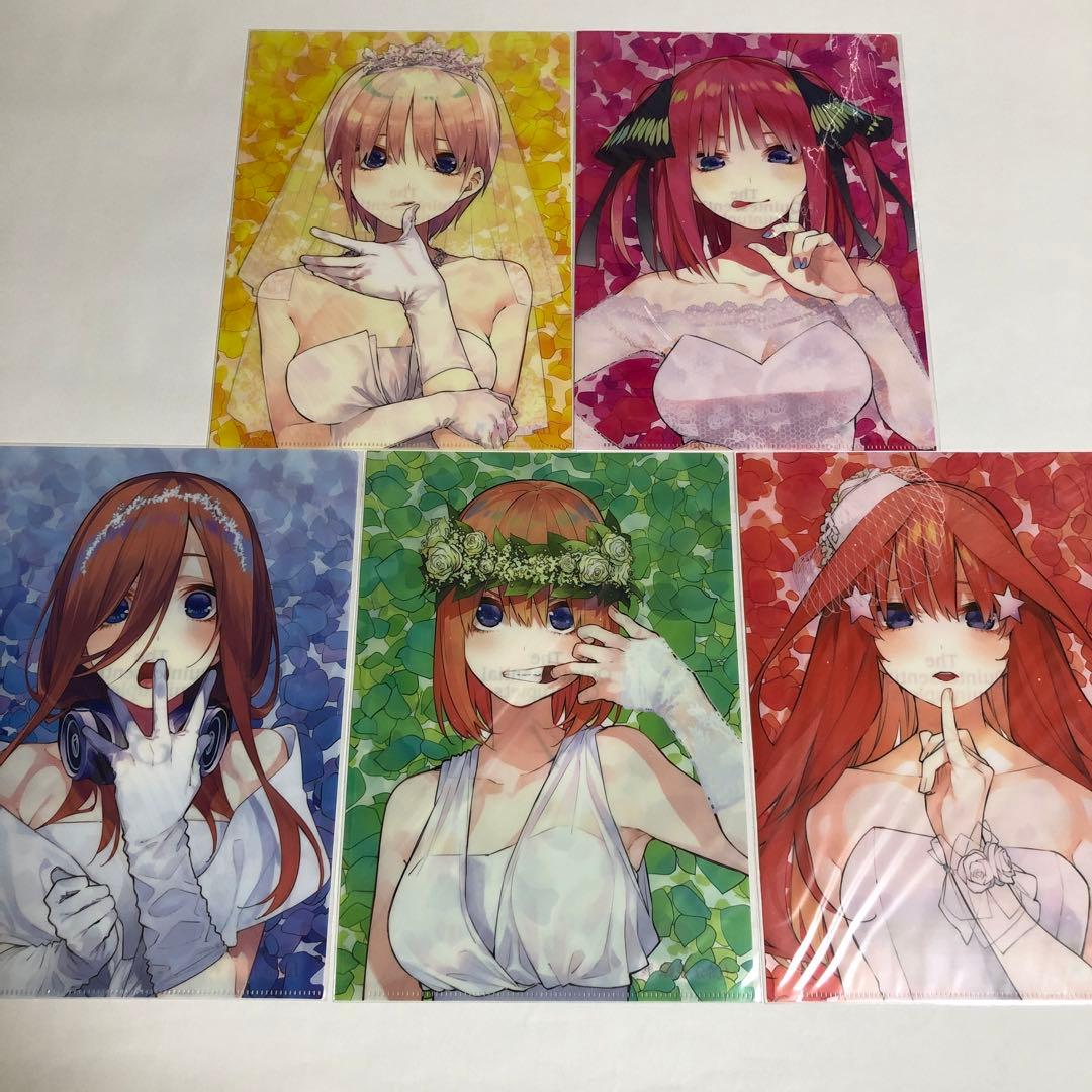 五等分の花嫁　花嫁展　クリアファイル　表紙 5hanayome_file_folder_01.jpg