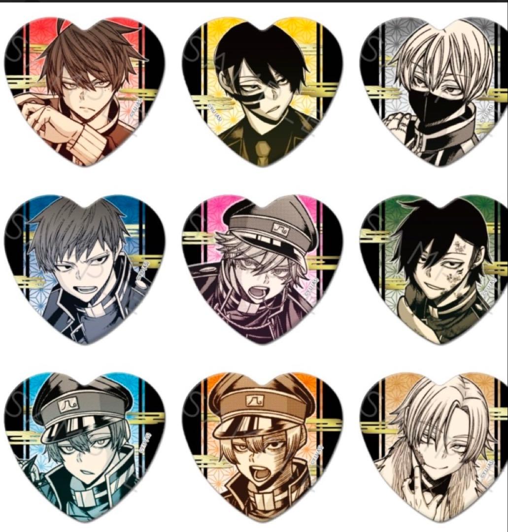 桃源暗鬼 ハート型缶バッジ BOX アニメイト - メルカリ