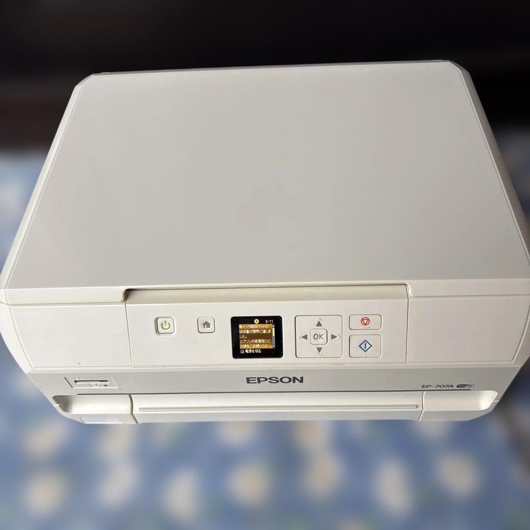 エプソン EP-707A WIFI ジャンク品 EPSON EP-707A Wi-Fi インクジェットプリンタージャンク品要修理