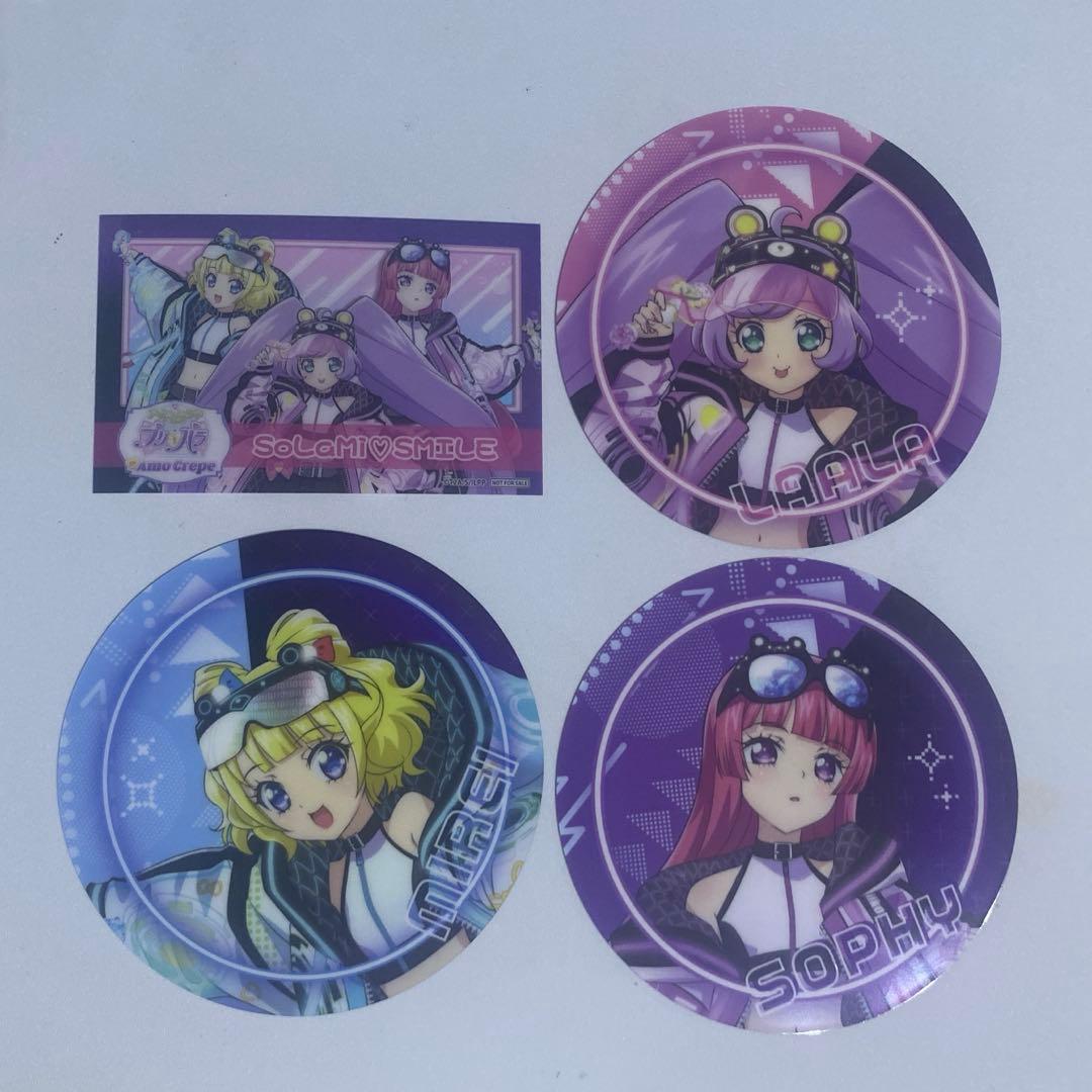 アモクレープ コースター クリアカード 特典 ノベルティ プリパラ