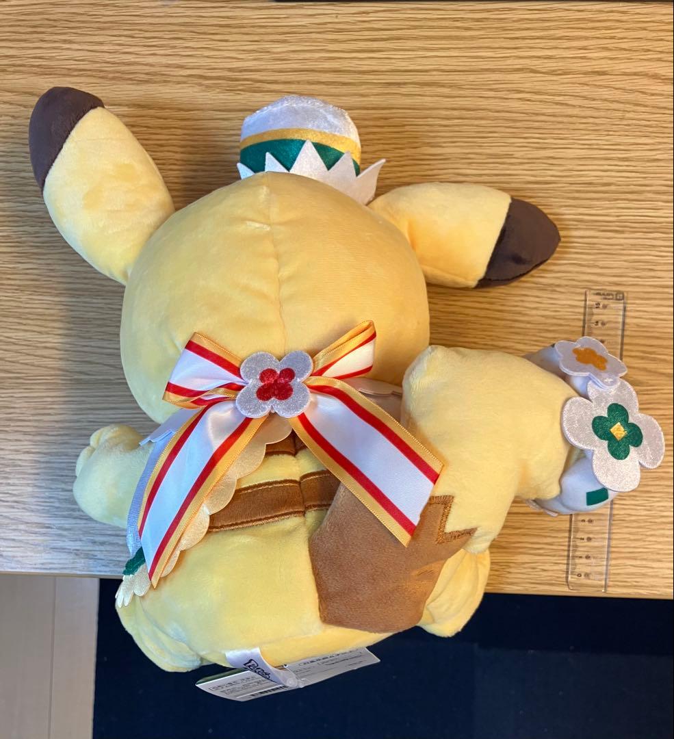 ポケパークカントー限定 ピカチュウ帽子あり ぬいぐるみパペット