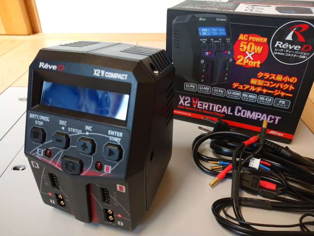 美品】ドリフト 充電器 ReveDバージョン HiTEC Li-Po電池 - メルカリ