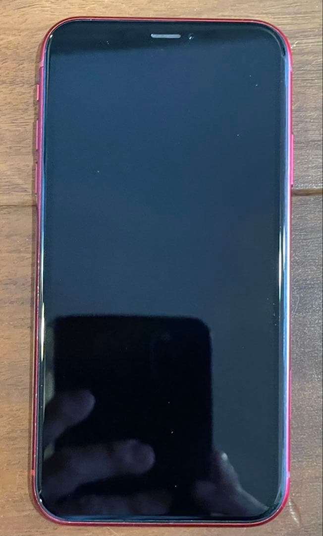 iPhoneXR レッド 128gb 背面割れあり