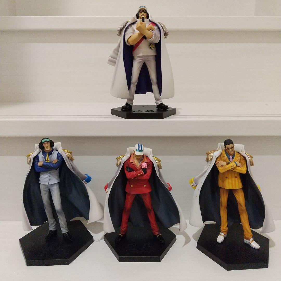 ワンピースDX海軍フィギュア センゴク 赤犬 黄猿 青雉 ガープ 5体