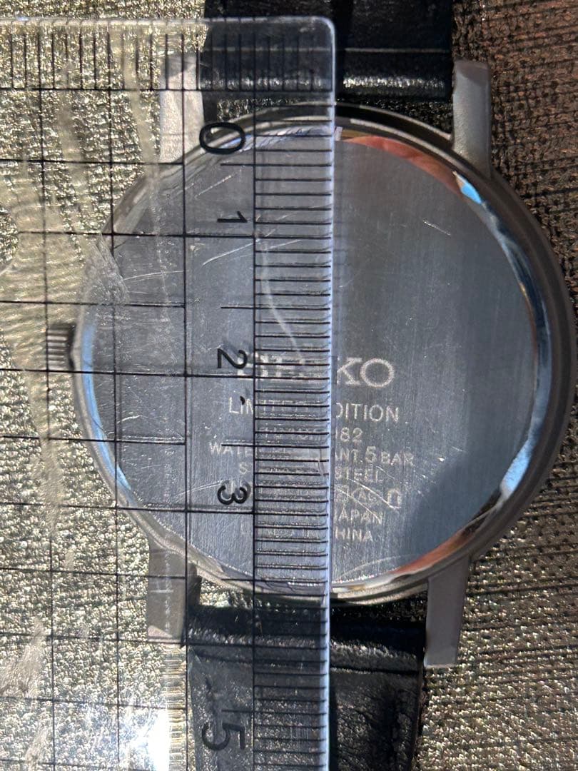 pizza様専用 SEIKO シャリオ 黒文字盤 スティーブ・ジョブズ復刻版