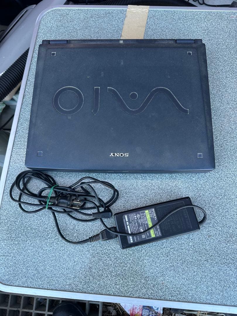 レトロ！SONY VAIO ノートPC ACアダプター付き - メルカリ