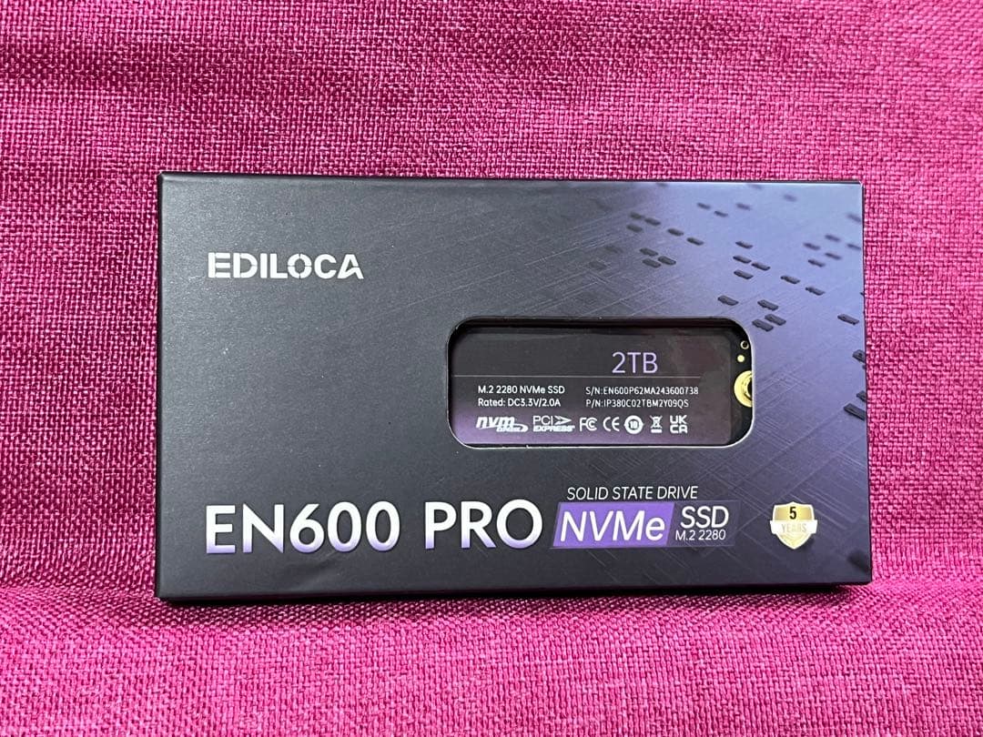 新品未開封】EDILOCA NVME SSD 2TB M.2 EN600 - メルカリ