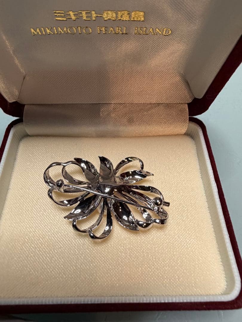 MIKIMOTO ミキモト真珠島 ブローチ シルバー パール 神宮寺勇太