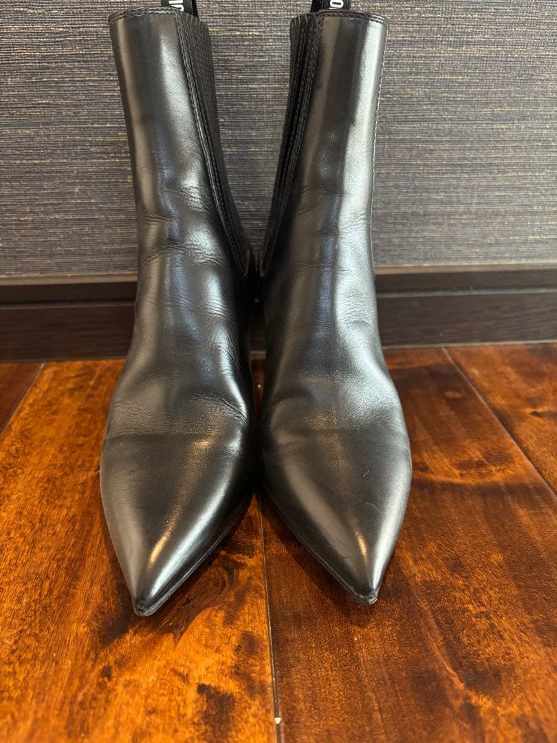 Dior ブラック サイドゴアブーツ 中古・古着通販】Christian Dior (クリスチャン ディオール