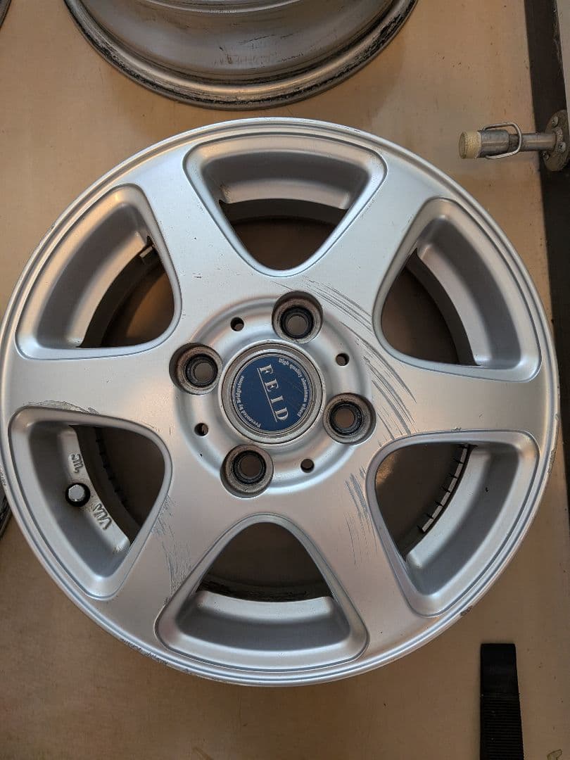 【tatata】 13インチ ブリヂストンFEID 4.5J 4穴