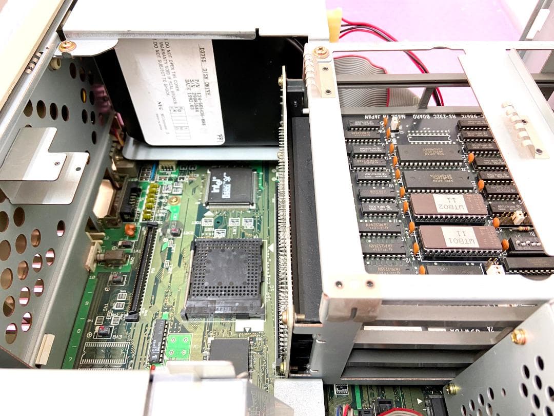 【動作確認済】希少！NEC PC-9801BX/U2 3.5FDD×2