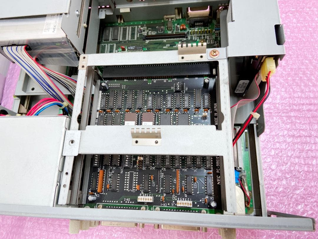 【動作確認済】希少！NEC PC-9801BX/U2 3.5FDD×2