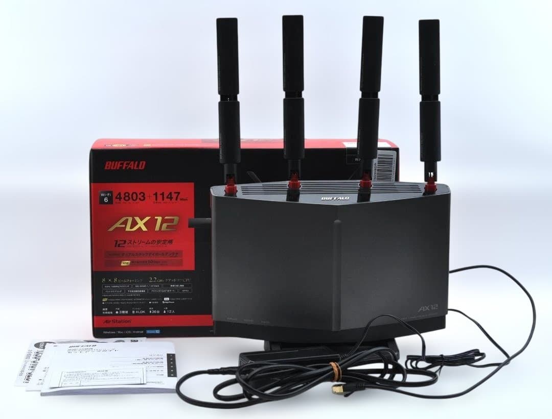 ルーター・ネットワーク機器 BUFFALO WXR5950 AX12 Wi-Fi 6 TA2938 WXR-5950AX12 : Wi-Fiルーター : AirStation | バッファロー