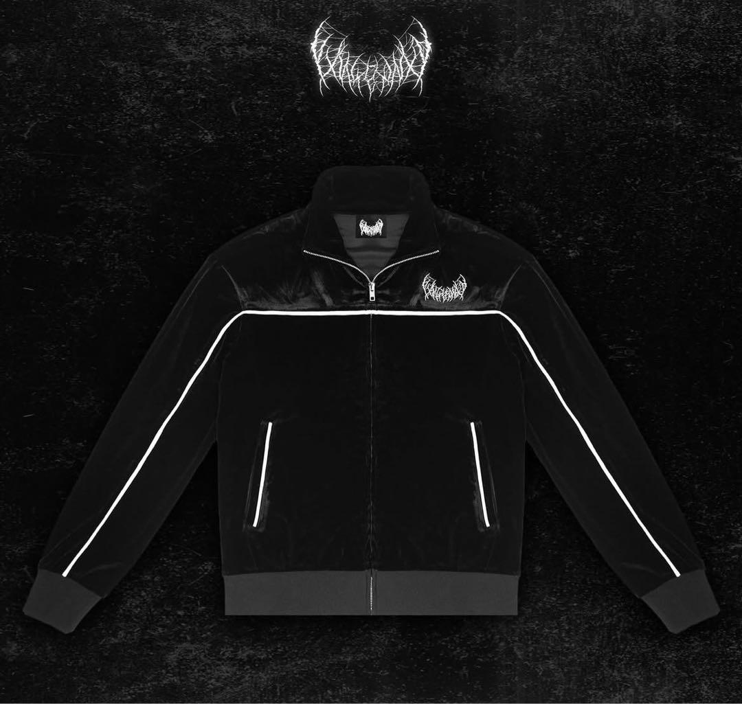 Pxrge Trxxxper着用 YXNGBRATZ logo jacket