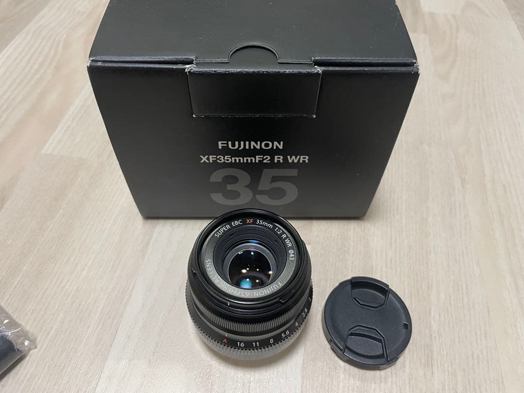 FUJINON XF35mmF2 R WR 単焦点レンズ カメラレンズ XF35mmF2 R WR FUJINON（フジノン） シルバー [FUJIFILM