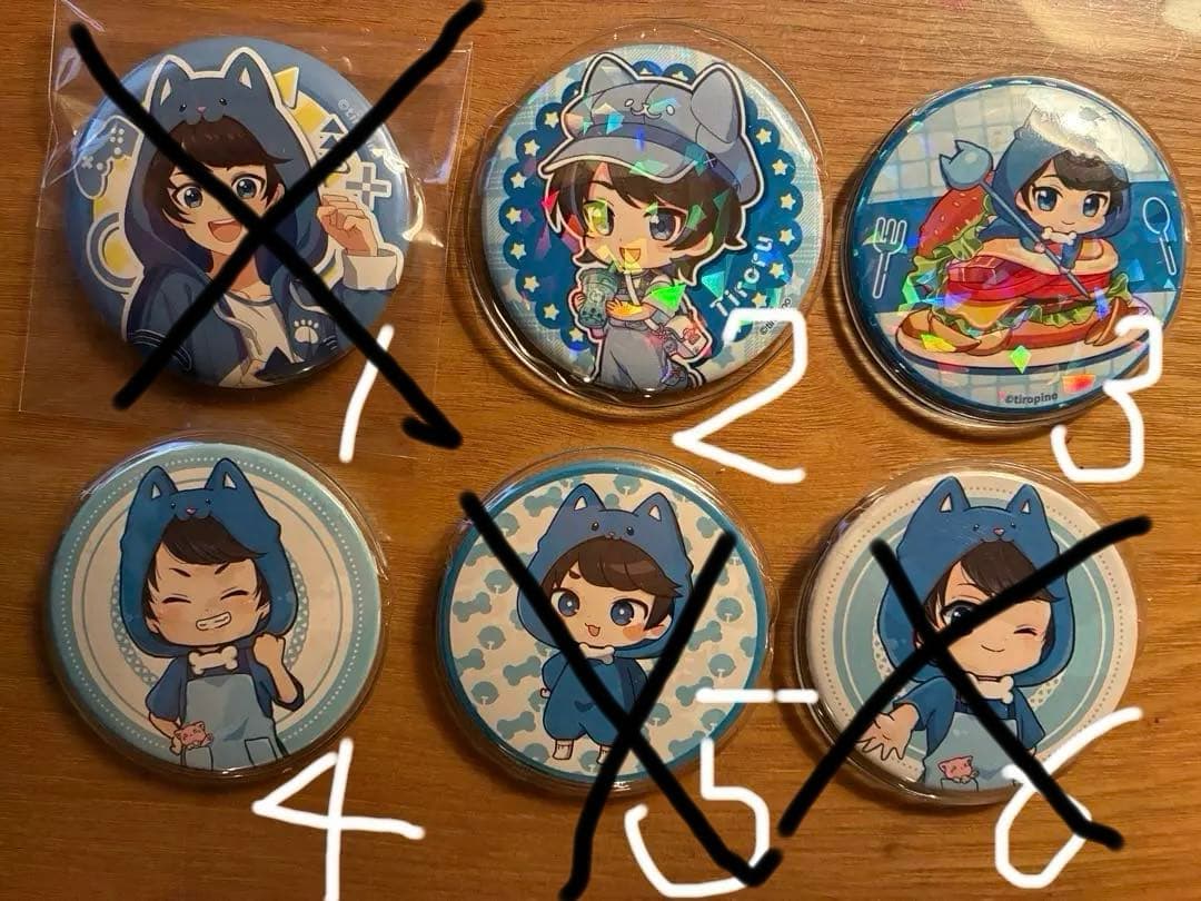 ちろぴの】缶バッジ 「ちろる」バラ売り - メルカリ