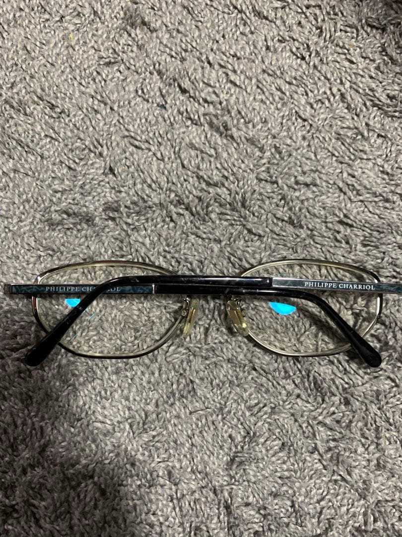 PHILIPPE CHARRIOL オーバルメガネ(度あり)。高級ヴィンテージ品