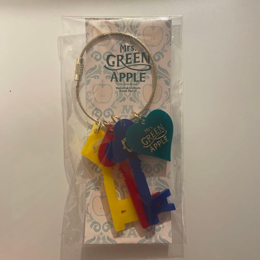 ミセス Mrs. GREEN APPLE キーチャーム 鍵 キーホルダー - メルカリ