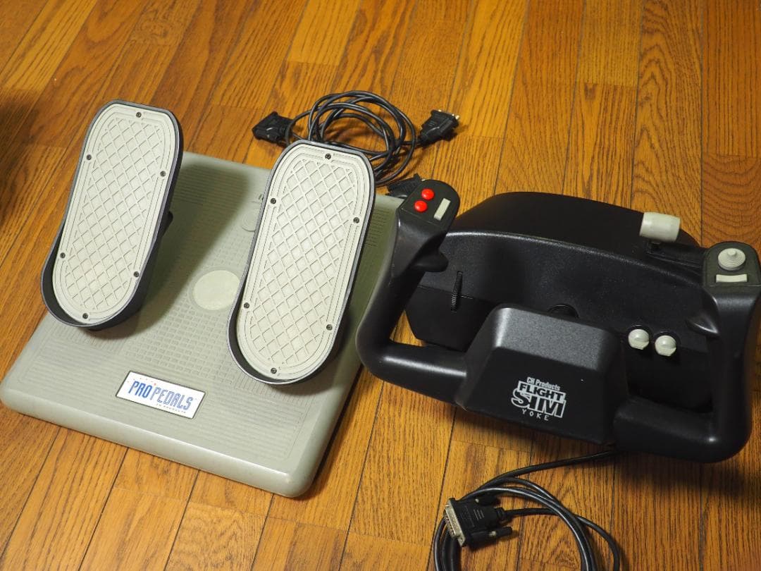 FlightSim YOKE & PRO PEDALS　ジャンク扱い Flight Sim Yoke | eBay