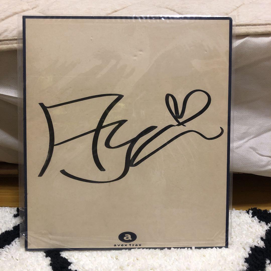 浜崎あゆみ サイン avex 色紙 - メルカリ