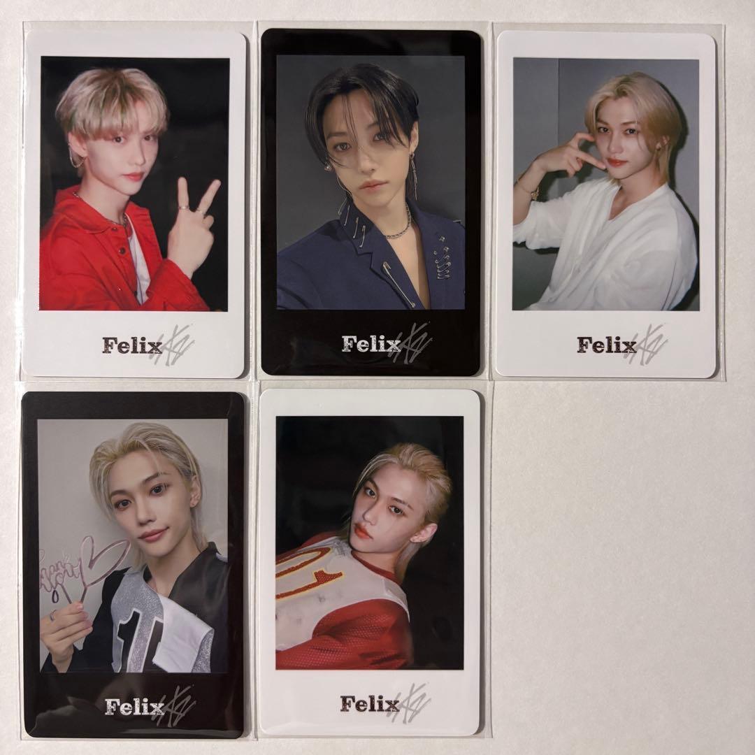 Straykids フィリックス 展示会アーカイブフォトカード トレカ5枚