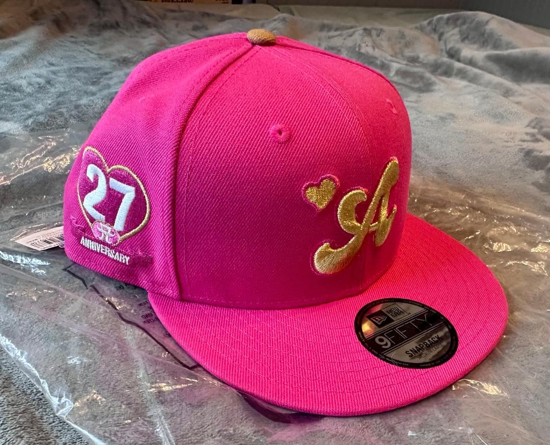 浜崎あゆみ NEW ERA 9FIFTY キャップ〈ピンク〉 27周年記念 TA - メルカリ