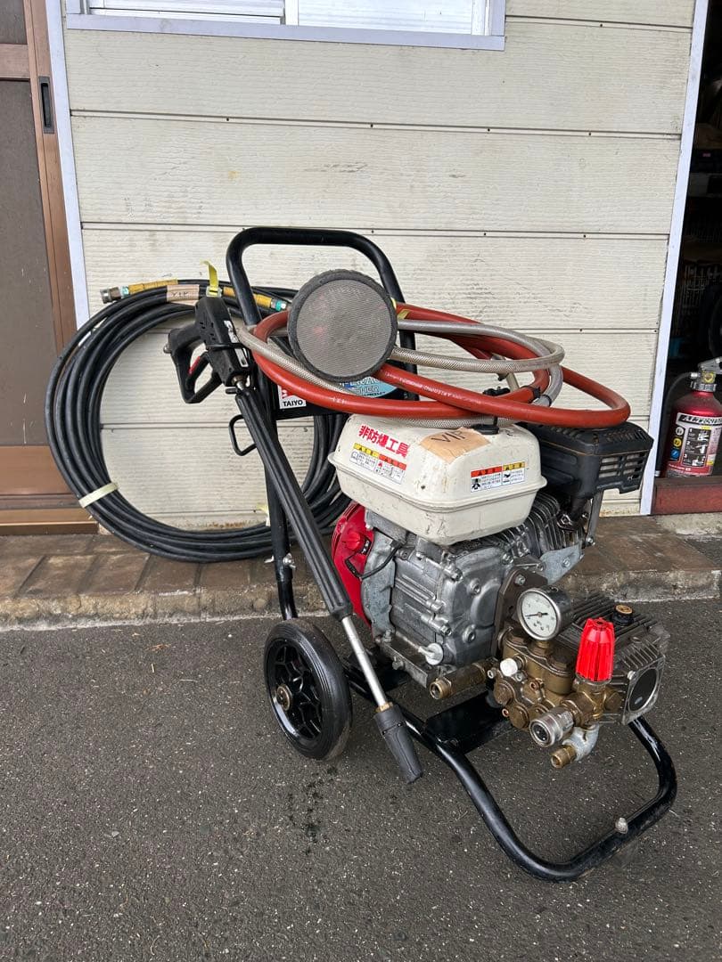 VIP★スーパー工業 エンジン式高圧洗浄 SEC-1310-2N-TA セット SEC-1310-2N | コンパクト&カート型 | 高圧洗浄機 | 製品情報 | 高圧