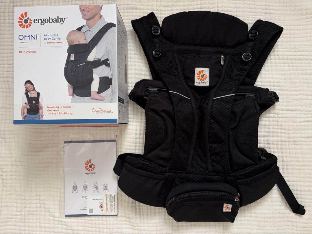 【期間限定価格】ergobaby OMNIbreeze オムニブリーズ　ブラック OMNI Breeze / オニキスブラック | エルゴベビー オンラインストア