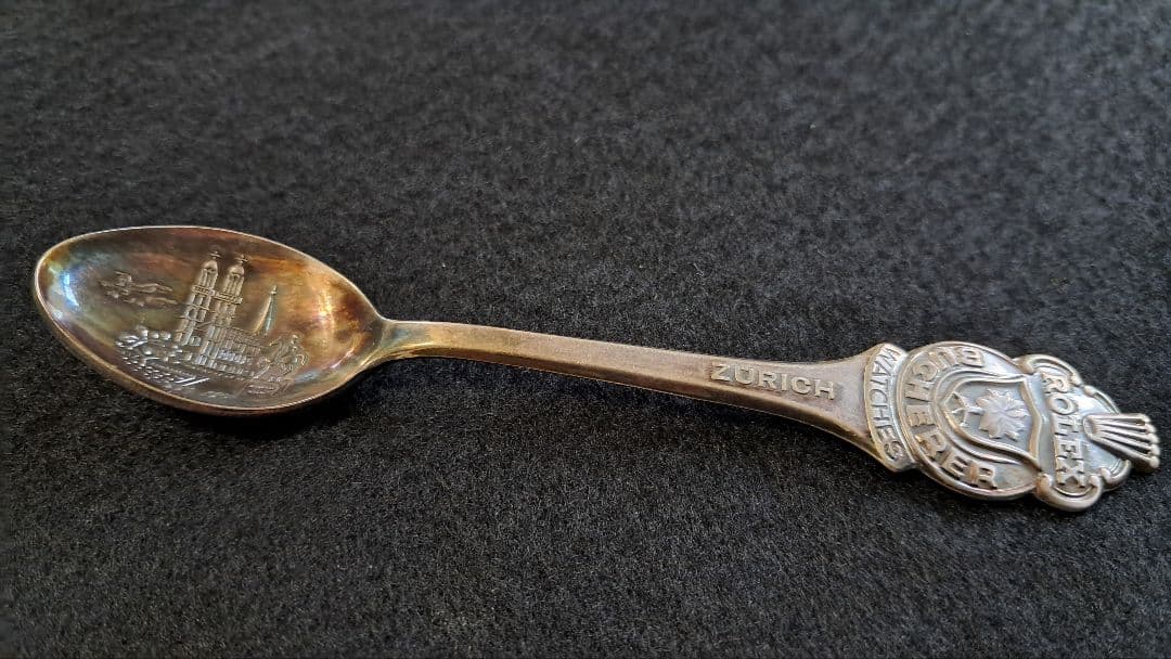 *Boomerang*　Rolex spoons Boomerang* Rolex spoons Rolex | Vintage Set of 4 Spoons | Stamped