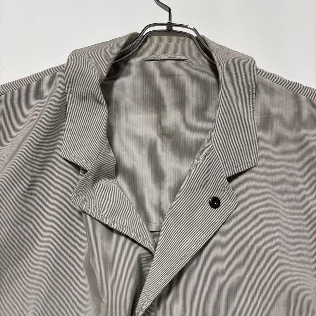 ジョルジオアルマーニ シャツジャケット 3XLサイズ リネン混 三者混