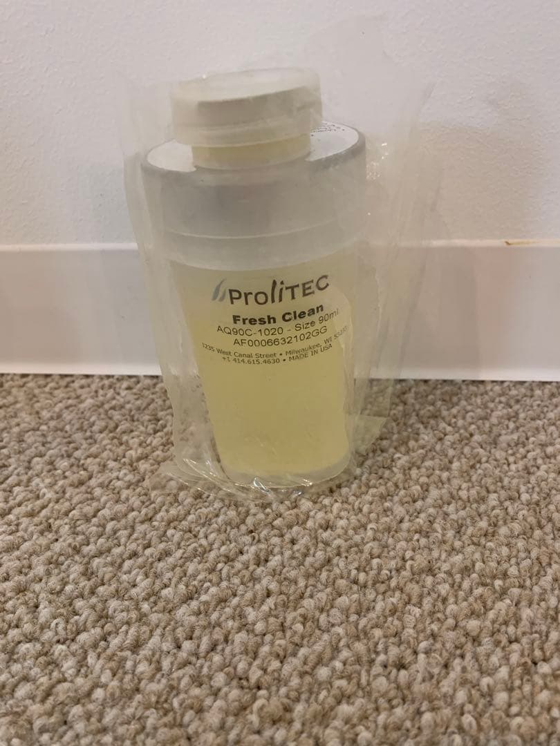 新古品 AIRQ100専用カートリッジ フレッシュクリーン90ml AirQ専用カートリッジ フレッシュクリーン2.0 Prolitec（プロリテック