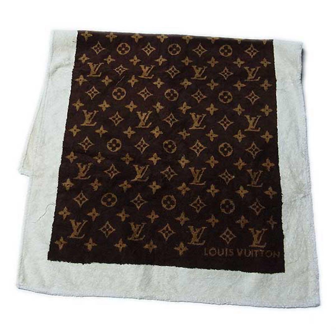 LOUIS VUITTON】モノグラム ビーチタオル タオルケット - メルカリ