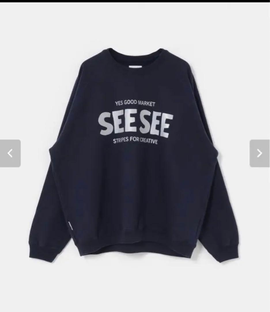 SEESEE CREW SWEAT S.F.C RAGLAN CREW スウェット seesee