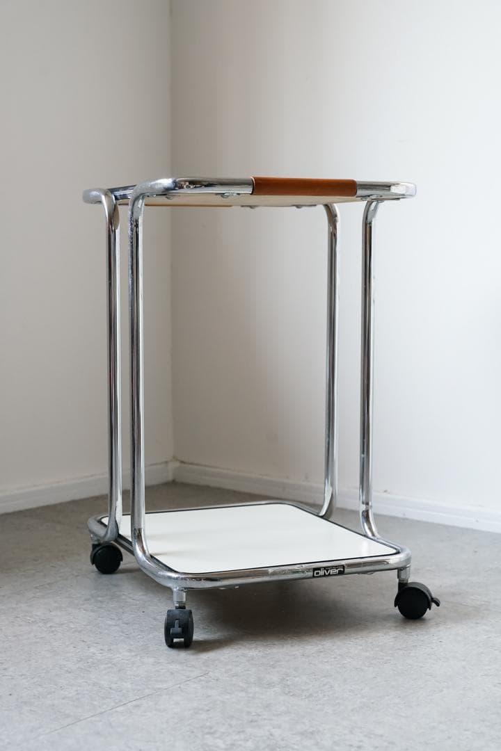 70-80's \"oliver\" ワゴンテーブル ミッドセンチュリー モダン