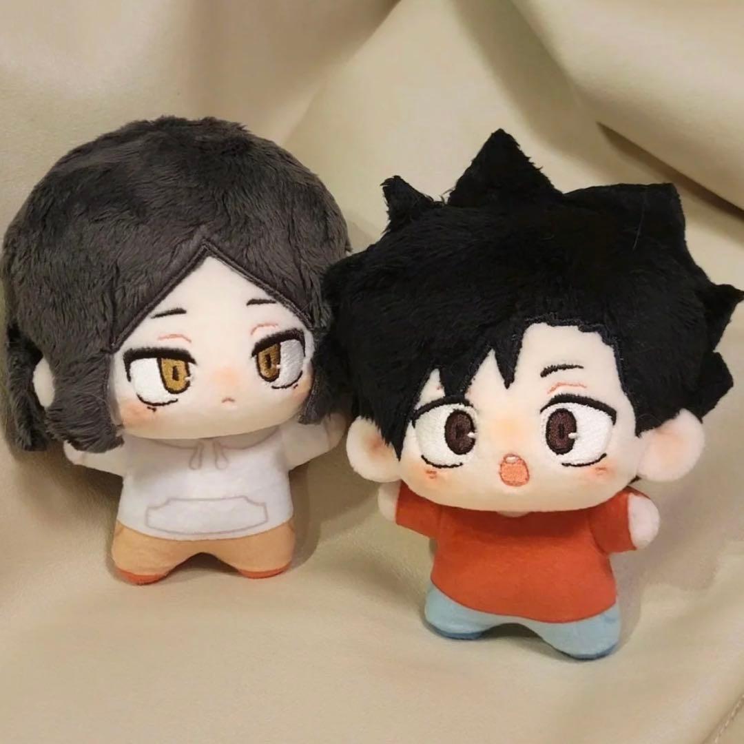 ハイキュー ぬいぐるみ 孤爪研磨 黒尾鉄朗 10cm - メルカリ