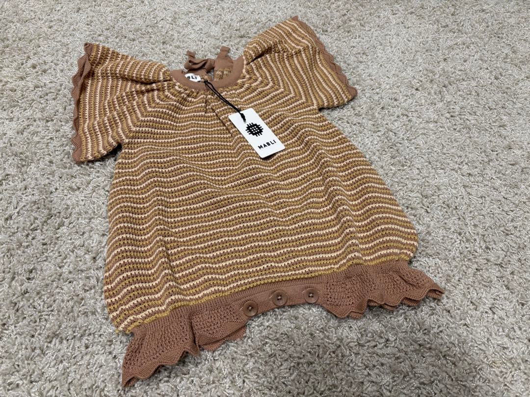 新品タグ付き】MABLI マブリ ショート丈ロンパース