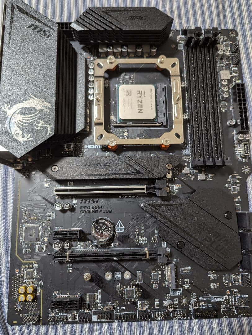 B550マザボ+Ryzen7 5700x3d+AK400+メモリ16GB+無線 Amazon | ASRock AMD Ryzen 5000シリーズ (Soket AM4)対応 B550チップ